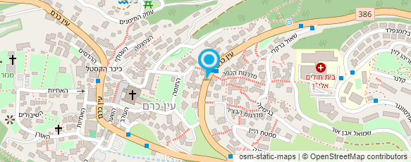 מפת הגעה אל פרופ' גולדברג נחום