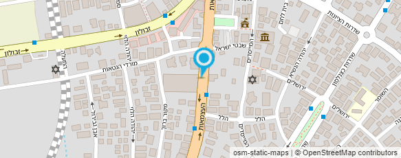 מפת הגעה אל עו"ד נחום-ענתבי אירית