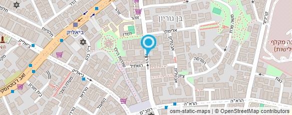 מפת הגעה אל קישינבסקי בניה ושיפוצים