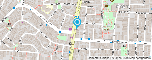 מפת הגעה אל אירנה קוסמטיקה מקצועית