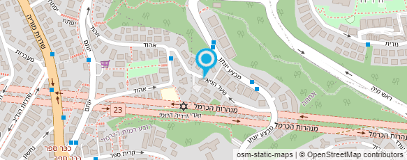 מפת הגעה אל ליאת שמול-צור רפלקסולוגיה