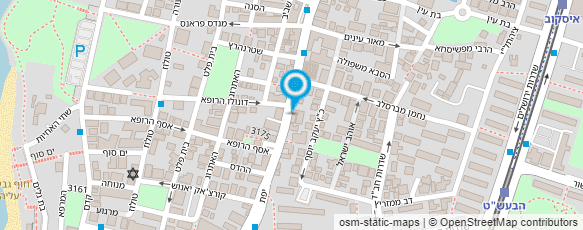 מפת הגעה אל אטליז חינאווי - משרד