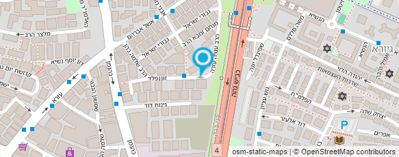 מפת הגעה אל שרלין שושנה-עבודה ידנית