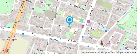 מפת הגעה אל ד"ר שחם יהודית