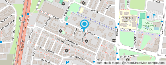 מפת הגעה אל גן ראשית