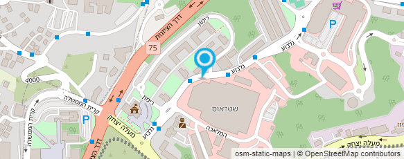 מפת הגעה אל מפעלי שטראוס-עלית-מרכז מבקרים