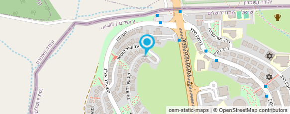 מפת הגעה אל צימר ירושלים של זהב