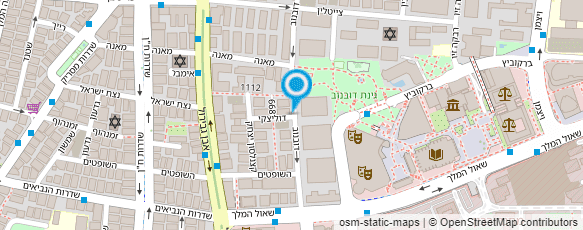 מפת הגעה אל פרופ' אלידן יוסף