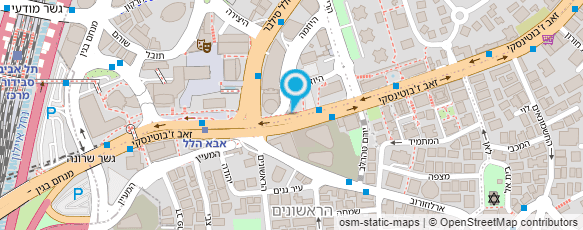 מפת הגעה אל עו"ד אמר רוזנברג יעל