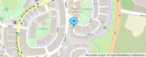 מפת הגעה אל שופ-פור-קיד מתנות לגני ילדים