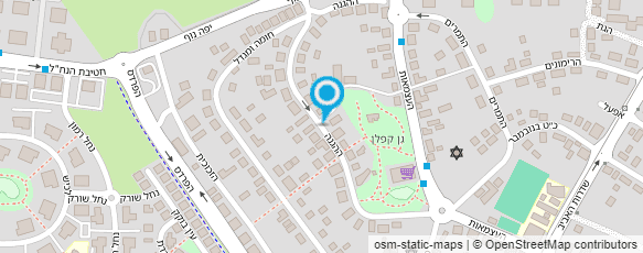 מפת הגעה אל גן שרקרק