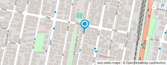 מפת הגעה אל גן רביבים