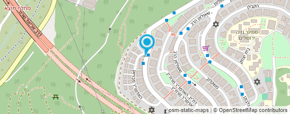 מפת הגעה אל גן פתחיה