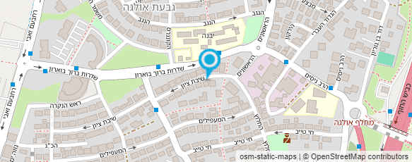 מפת הגעה אל גן סנונית