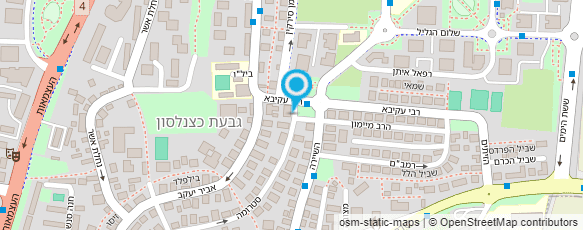 מפת הגעה אל גן זית