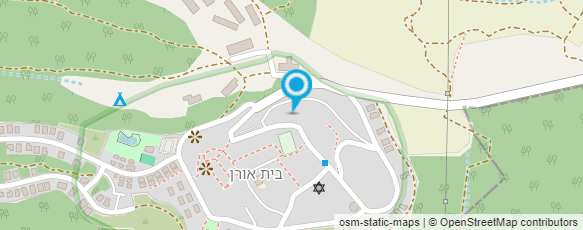 מפת הגעה אל גן עוזרד