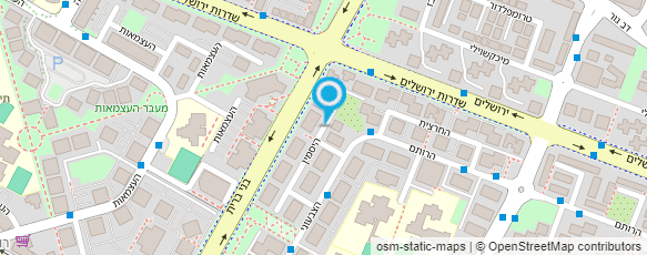 מפת הגעה אל פאות ייצור ציפי בלושטיין