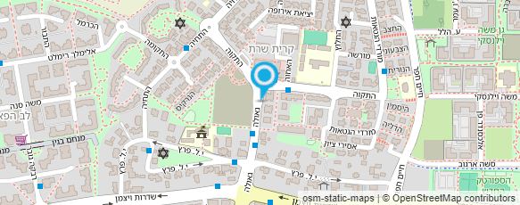 מפת הגעה אל גן צהלון