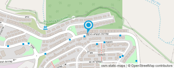 מפת הגעה אל גן דפנה