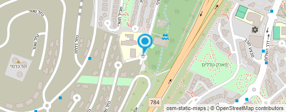 מפת הגעה אל גן עומר