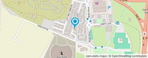 מפת הגעה אל גן הדקלים