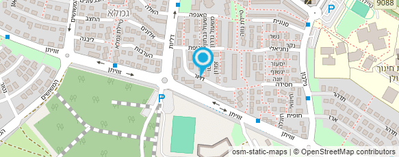 מפת הגעה אל גן אוהלי יוסף יצחק