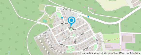מפת הגעה אל גן ריחן