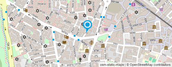 מפת הגעה אל משטרת הגבולות