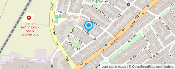 מפת הגעה אל זיו בר-אור מורה פרטי