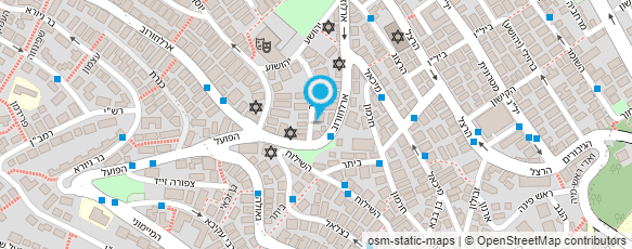 מפת הגעה אל מרינה שרייבמן-מאפרת מקצועית