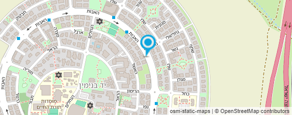 מפת הגעה אל עו"ד וטוען רבני כהן מאיר