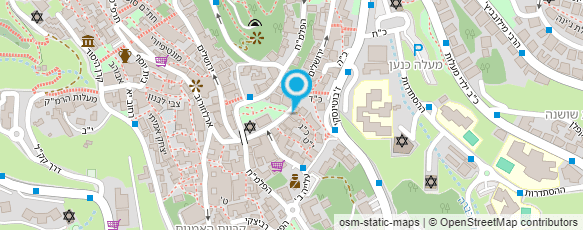 מפת הגעה אל עיתון צפת במרום