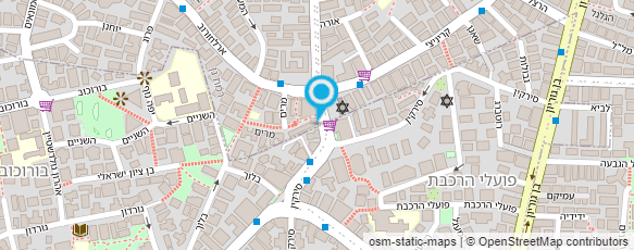 מפת הגעה אל צבעוני