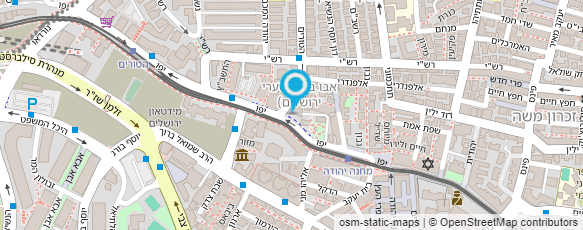 מפת הגעה אל שלווה ירושלמית