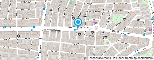 מפת הגעה אל שרית משה איפור כלות