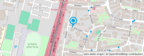 מפת הגעה אל חדר כושר חולון my home gym