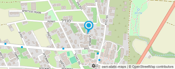 מפת הגעה אל ארץ זית שמן ודבש