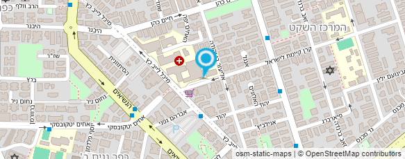 מפת הגעה אל בי"ח רבין (השרון)-מחלקת אורתופדיה