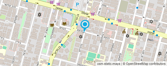 מפת הגעה אל אושרת עיצוב כתובות