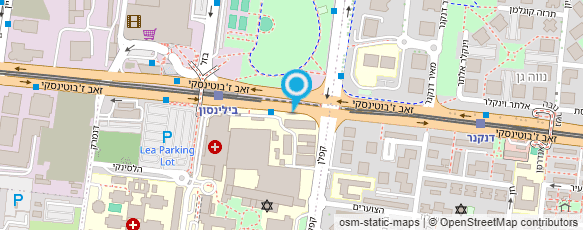 מפת הגעה אל בי"ח רבין (בילינסון) - מרפאת כאב