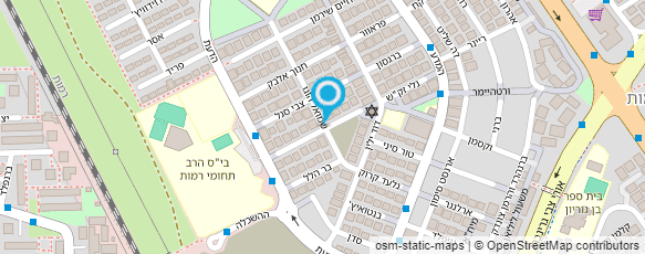 מפת הגעה אל שירותי בריאות כללית