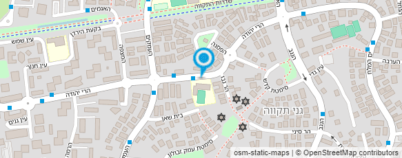 מפת הגעה אל בדיקת מזוזות-שובו בנים