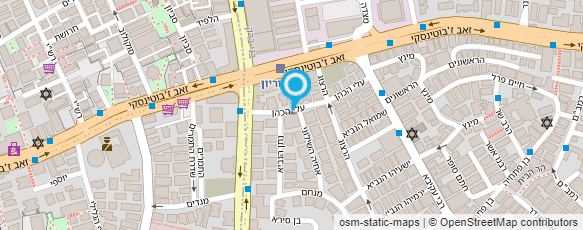 מפת הגעה אל כללית רפואה משלימה