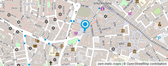 מפת הגעה אל כללית רפואה משלימה