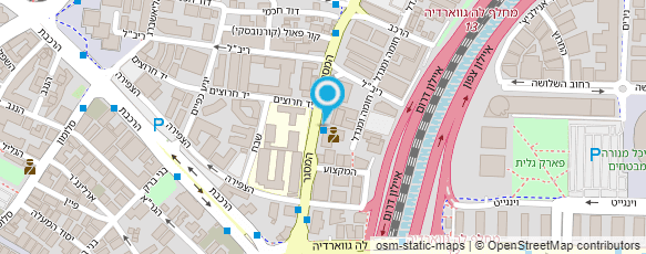 מפת הגעה אל משרד התרבות וספורט