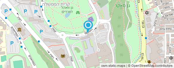 מפת הגעה אל כנסת ישראל