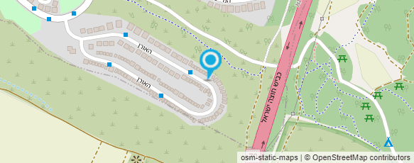 מפת הגעה אל מוניות בקריות