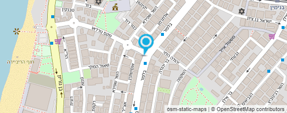 מפת הגעה אל פלאפל חתוכה