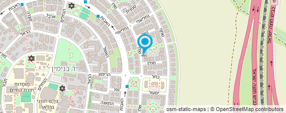 מפת הגעה אל מרפאת לבריאות