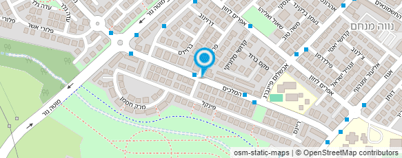 מפת הגעה אל גן היובל